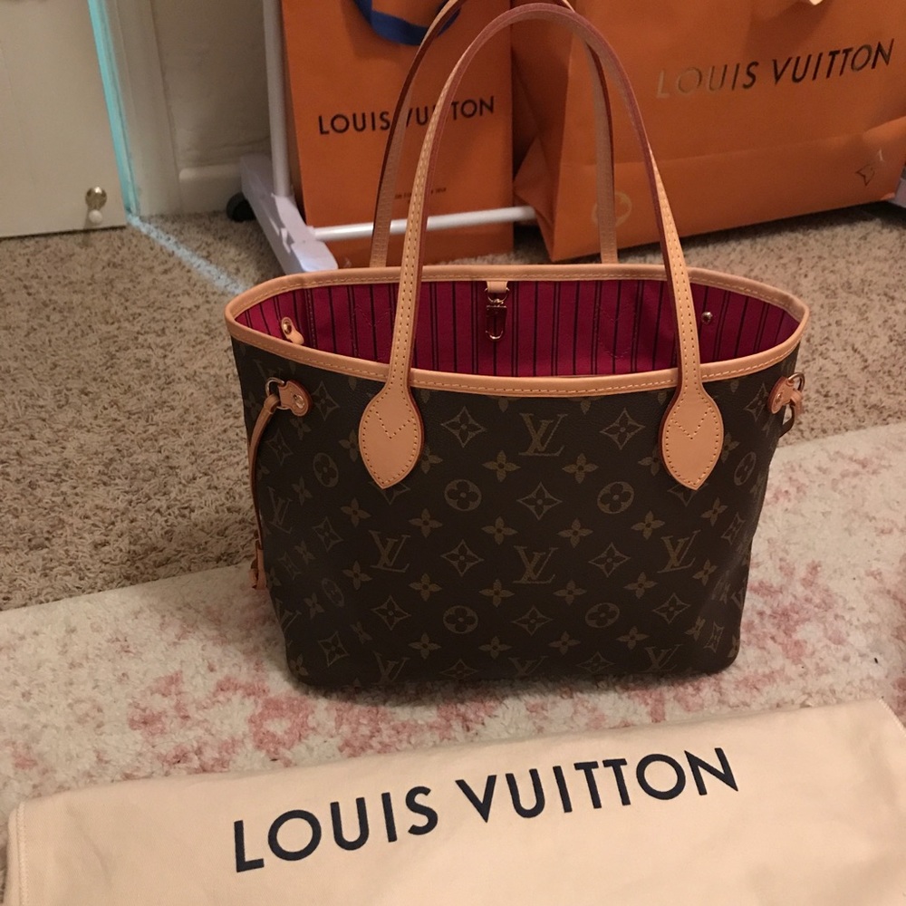 AUTHENTIC LOUIS VUITTON NEVERFULL PM MONOGRAM